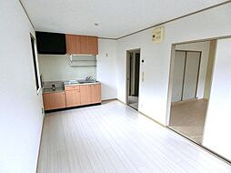 JR可部線 あき亀山駅 徒歩7分の賃貸アパート 1階2DKのリビング/ダイニング