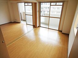 JR可部線 上八木駅 徒歩3分の賃貸マンション 3階2LDKのリビング/ダイニング