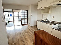 JR呉線 天神川駅 徒歩25分の賃貸マンション 3階2LDKのリビング/ダイニング