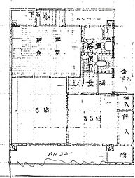 JR呉線 広島駅 徒歩10分の賃貸マンション 3階2DKの間取り