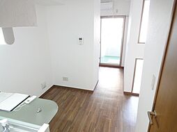 広島電鉄5系統 比治山橋駅 徒歩8分の賃貸マンション 3階ワンルームのリビング/ダイニング