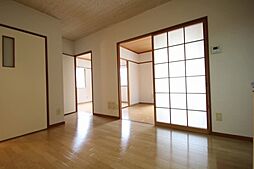 JR芸備線 矢賀駅 3.9kmの賃貸アパート 1階3DKのリビング/ダイニング