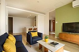 JR呉線 向洋駅 徒歩17分の賃貸マンション 3階2LDKのリビング/ダイニング