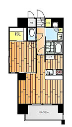 広島高速交通アストラムライン 中筋駅 徒歩3分の賃貸マンション 10階1LDKの間取り