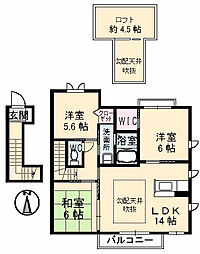 JR可部線 安芸長束駅 徒歩12分の賃貸アパート 1階3LDKの間取り