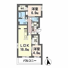 物件の間取り