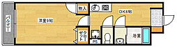 第16友建ビル 1Kの間取図画像