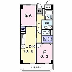 物件の間取り