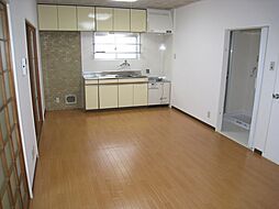 広島電鉄1系統 市役所前駅 徒歩8分の賃貸マンション 3階2LDKのリビング/ダイニング