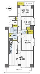 間取図画像 3LDK