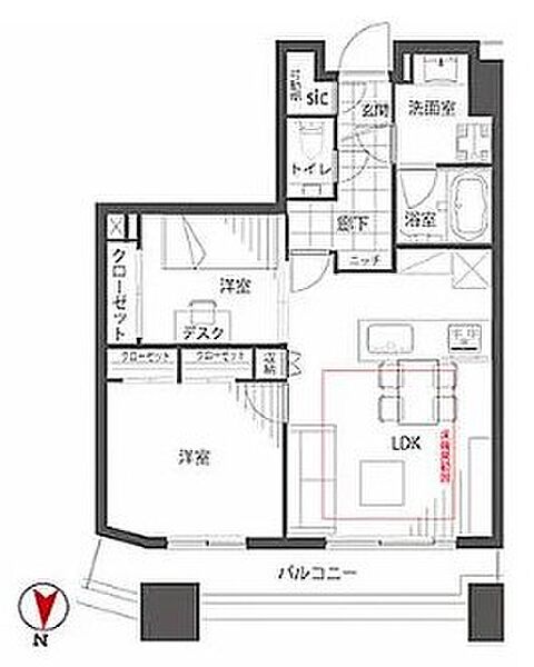 間取りを拡大表示