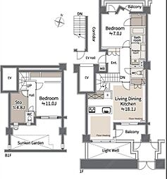 間取図画像 3LDK