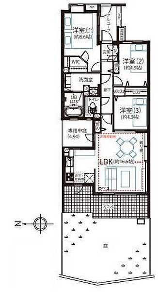 間取りを拡大表示