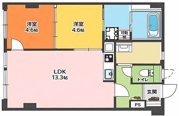 間取りを拡大表示