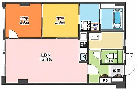 1SLDK 間取り