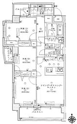 グランベル鷺宮サンクチュアリ 3LDKの間取図画像