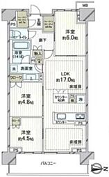 パークホームズ板橋蓮根二番街 3LDKの間取図画像