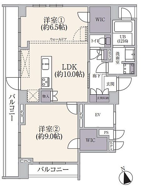 間取りを拡大表示