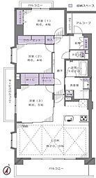 メゾンヴェール柏木 3LDKの間取図画像