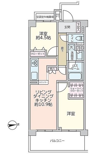 間取りを拡大表示