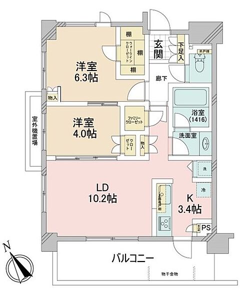間取りを拡大表示