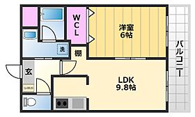 トゥールビヨン 305 ｜ 大阪府堺市北区百舌鳥梅町1丁653-3（賃貸マンション1LDK・3階・41.03㎡） その2