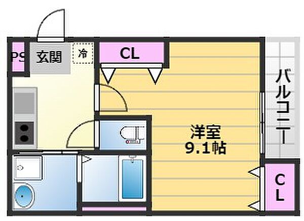 フジパレス鳳北町 102｜大阪府堺市西区鳳北町3丁(賃貸アパート1K・1階・30.00㎡)の写真 その2