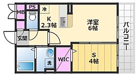 サザンウィング 302 ｜ 大阪府堺市西区鳳南町5丁533-1（賃貸アパート1DK・3階・33.70㎡） その2