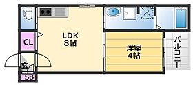 F asecia Kanoa 201 ｜ 大阪府堺市西区津久野町2丁1-6（賃貸アパート1LDK・2階・29.16㎡） その2