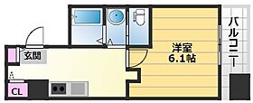 エヌエムキャトフヴァンアン 7FC ｜ 大阪府堺市堺区甲斐町西3丁2-20（賃貸マンション1K・7階・25.31㎡） その2