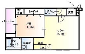 フジパレス　リーリエ石津 302 ｜ 大阪府堺市西区浜寺石津町東2丁4-3（賃貸アパート1LDK・3階・40.40㎡） その2