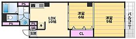 大石ビル 405 ｜ 大阪府堺市堺区南庄町2丁2-11（賃貸マンション2LDK・4階・58.14㎡） その2