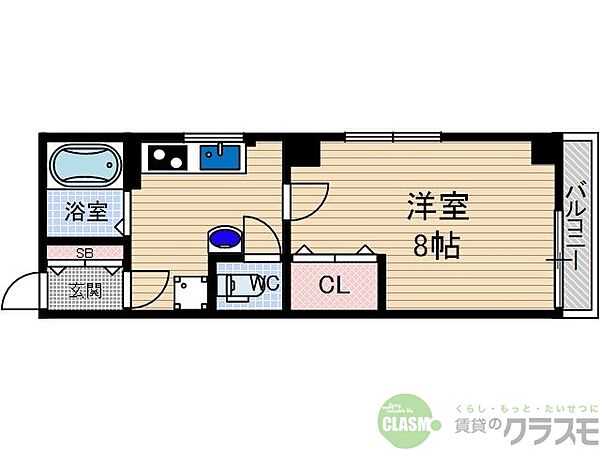 大阪府茨木市本町(賃貸マンション1DK・1階・22.00㎡)の写真 その2