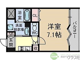 大阪府茨木市双葉町（賃貸マンション1K・3階・25.20㎡） その2