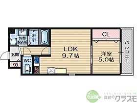 大阪府茨木市西河原2丁目（賃貸マンション1LDK・1階・36.88㎡） その2