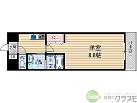 大阪府箕面市彩都粟生南2丁目（賃貸マンション1K・3階・28.00㎡） その2