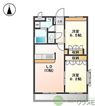 大阪府箕面市彩都粟生南2丁目10-4（賃貸マンション2LDK・2階・57.32㎡） その2