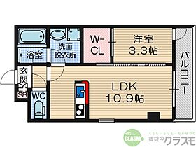 大阪府茨木市見付山1丁目（賃貸マンション1LDK・2階・36.83㎡） その2