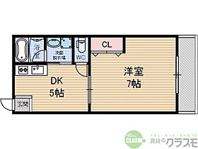 大阪府茨木市沢良宜西1丁目（賃貸マンション1DK・4階・33.00㎡） その2