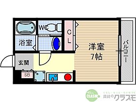 大阪府茨木市安威3丁目27番29号（賃貸アパート1K・2階・24.00㎡） その2