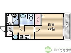 大阪府摂津市新在家2丁目（賃貸アパート1K・1階・24.63㎡） その2