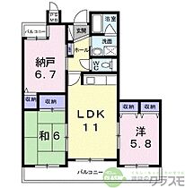 大阪府茨木市耳原1丁目（賃貸マンション3LDK・3階・65.49㎡） その2