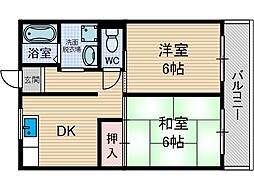 水尾グリーンハイツＣ棟 2階