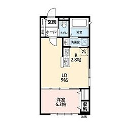 間取図画像 1LDK