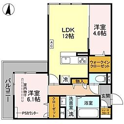 めぞん西田中 1階