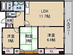 間取図画像 3LDK