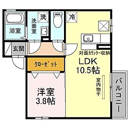 間取図画像 1LDK