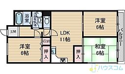 グレイセスあい 3LDKの間取図画像