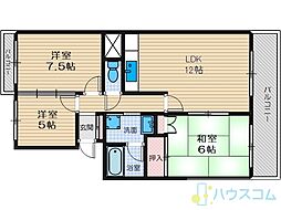 フォルク北千里C棟 4階