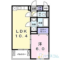 サザンクロスwest 2階